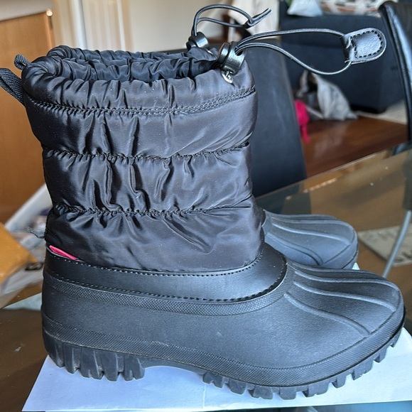 Chooka Nylon Puffer Mid-Cold Weather Boot Waterproof Black Women’s S 8 BRAND NEW - Picture 4 of 16